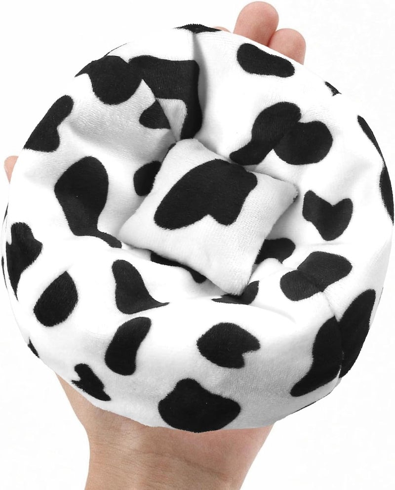 Walant Doll Car Seat Compatible with Labubu, Handmade Bean Bag Chair for 15-17cm Doll, Anti-Slip Bottom, Cute Doll Accessories for Display, Fans&Collectors Gifts, Durable Corduroy Fabric (Cow Print) - Image 4